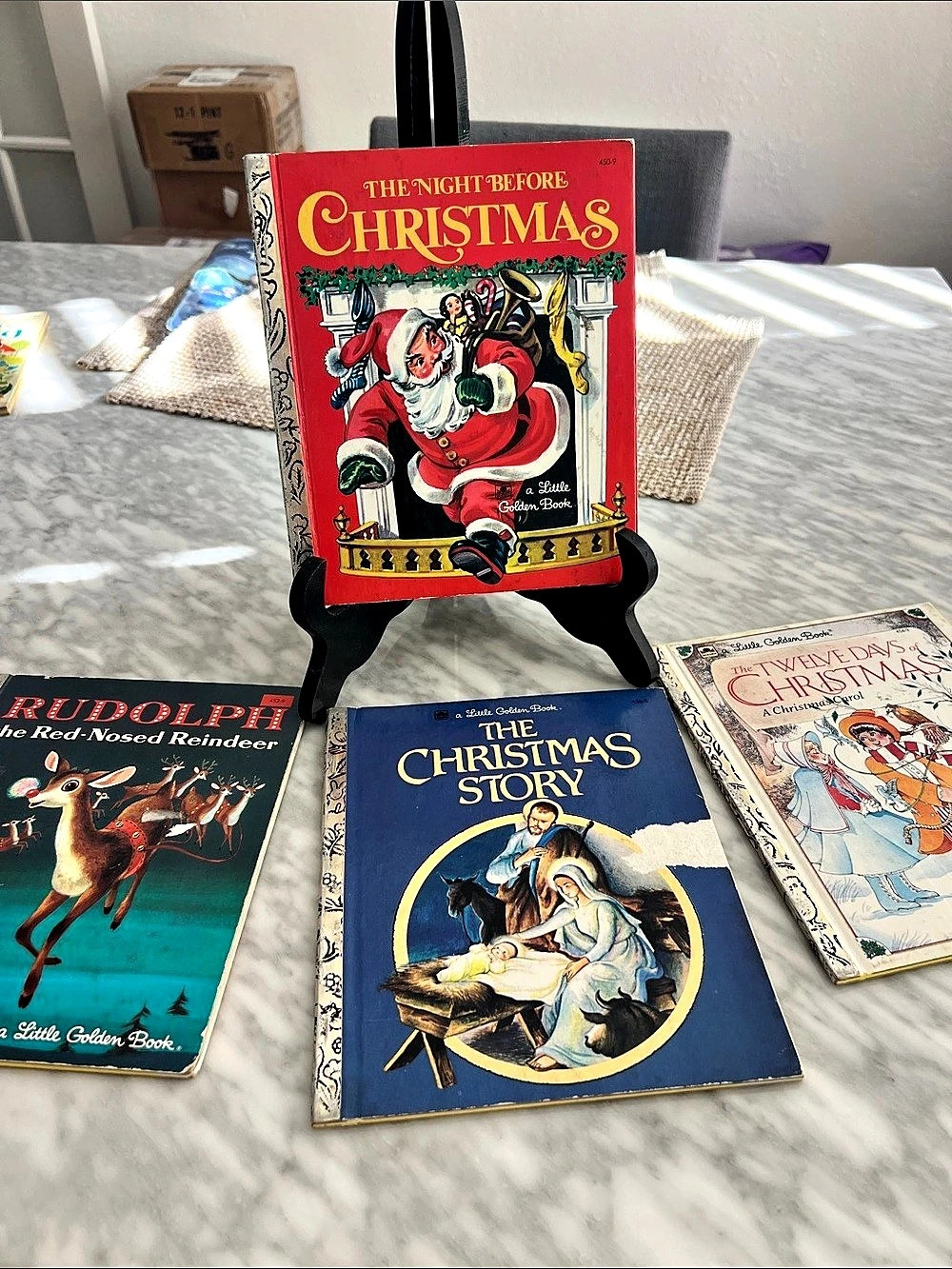 Little Golden Books Vintage Little Golden Books Christmas Set of 4